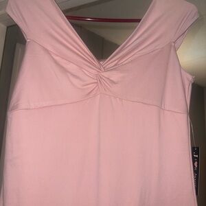 J for Justify Strapless Pink Dress